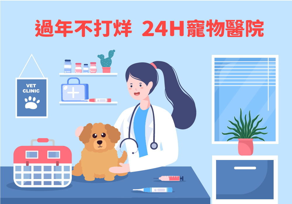 必備！2023過年期間24小時不打烊寵物醫院